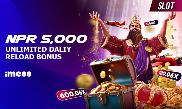 ime88 DAILY UNLIMITED 10% SLOTS & FAST GAME RELOAD BONUS